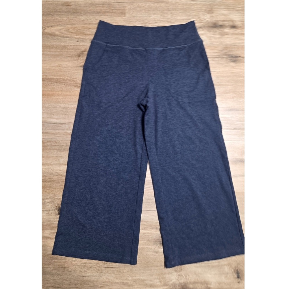 G4free size L 12/14 Cropped Wide legYoga Pants Capri